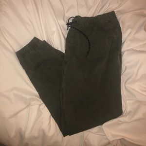 Green American Eagle Joggers
